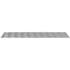 Laiptų danga Stačiakampio 4 pcs Sidabro 90 x 30 cm Aliuminis