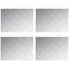 Laiptų danga Stačiakampio 4 pcs Sidabro 70 x 50 cm Aliuminis