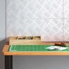 Laiptų danga Stačiakampio 4 pcs Sidabro 50 x 20 cm Aliuminis