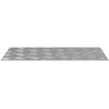 Laiptų danga Stačiakampio 4 pcs Sidabro 60 x 30 cm Aliuminis
