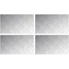 Laiptų danga Stačiakampio 4 pcs Sidabro 70 x 40 cm Aliuminis