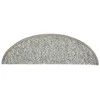 Laiptų kilimėliai, 15vnt., šviesiai pilkos spalvos, 56x17x3cm