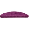 Laiptų kilimėliai, 20 vnt., 56x17x3 cm, violetiniai, pusapvaliai