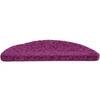 Laiptų kilimėliai, 30 vnt., 56x17x3 cm, violetiniai, pusapvaliai