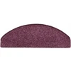 Laiptų kilimėliai, 30 vnt., 65x21x4 cm, tamsiai violetiniai, pusapvaliai, dideli