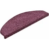 Laiptų kilimėliai, 30 vnt., 65x21x4 cm, tamsiai violetiniai, pusapvaliai, dideli