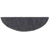 Laiptų kilimėliai, lipnūs, 20 vnt., 56x17x3 cm, tamsiai pilki, pusapvaliai