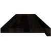 Laiptų pakopos, 16 vnt., rudai juodos, 100x25x2 cm, ąžuolo