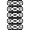 Laiptų pakopos, 5vnt., 25x75cm, guma