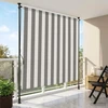 Lauko Ritininė Žaliuzė Antracito ir baltos 100 x 270 cm