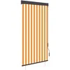 Lauko roletas, baltos ir oranžinės spalvų, 100x250cm