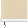 Lauko roletas, kreminės spalvos, 80x230cm, HDPE