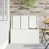 Lauko saugojimo dėžė Balta 100 x 50,5 x 50 cm Plienas