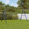 Lauko sūpynių komplektas su sūpynėmis ir diskinėmis sūpynėmis