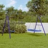 Lauko sūpynių komplektas su sūpynėmis ir lėkštės sūpynėmis