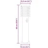 Lauko šviestuvai su jutikliu, sidabrinis, 60cm, plienas