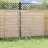 Lauko voljeras šunims, sidabrinis, 2x2x2m, plienas
