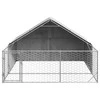 Lauko voljeras šunims su aptvaru, 3x3x1,9m, plienas