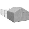 Lauko voljeras šunims su aptvaru, 6x2x1,5m, plienas
