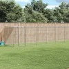 Lauko voljeras šunims su stogu, galvanizuotas plienas, 21,78m²