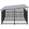 Lauko voljeras šunims su stogu, plienas, 5,63m²