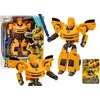 Lean Toys Geltonas Sportiškas 2in1 Transformuojantis Automobilis-Robotas
