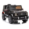 Vienvietis vaikiškas elektromobilis Lean Cars Mercedes G63 AMG, juodas