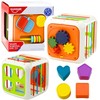Lean Toys Sensorinis edukacinis kubas vaikams