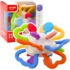 Lean Toys Kūdikių sensorinis žaislas su sukimosi funkcija ir kramtymo elementais