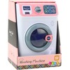 Lean Toys Vaikiška žaislinė skalbimo mašina su besisukančiu būgnu