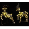 LED elniai 2 vnt. 40 LED Šilta balta 44 x 18 x 65,5 cm PET