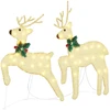 LED elniai 4 vnt. Auksinė 45 x 19 x 65 cm audinys