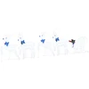 LED elniai 5 vnt. Balta 43 x 18 x 66 cm audinys
