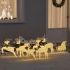 LED elniai 7 vnt. Auksinė 43 x 18 x 66 cm audinys