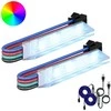 LED juosta 2 pcs Juoda ir Balta 1745 mm Varis ir plastikas