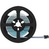 LED juosta 2 pcs Juoda ir permatoma 1200 mm Varis ir plastikas