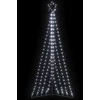 LED Kalėdų eglutė 339 LED Šalta Balta 182 cm