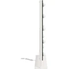 LED makiažo veidrodis Baltas 44 x 10 x 53 cm Stiklas ir plienas
