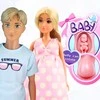 Lėlių rinkinys šeima WOOPIE ROYAL su nėščia mama