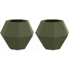 Lovelis 2 pcs Alyvuogių žalia 50 x 50 x 40 cm Plienas