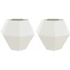 Lovelis 2 vnt. Balta 100 x 100 x 80 cm Plienas