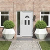 Lovelis 2 vnt. Balta 100 x 100 x 80 cm Plienas
