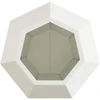 Lovelis 2 vnt. Balta 50 x 50 x 40 cm Plienas