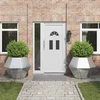 Lovelis 2 pcs Sidabro 100 x 100 x 80 cm Nerūdijantis Plienas