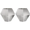 Lovelis 2 pcs Sidabro 100 x 100 x 80 cm Nerūdijantis Plienas