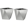 Lovelis 2 vnt. Sidabro 30 x 30 x 30 cm Cinkuota plienas