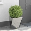 Lovelis 2 vnt. Sidabro 50 x 50 x 50 cm Cinkuota plienas
