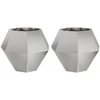 Lovelis 2 pcs Sidabro 75 x 75 x 60 cm Nerūdijantis Plienas