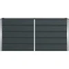 Lovelis Antracitas 160 x 40 x 75 cm Plienas