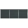 Lovelis Antracitas 240 x 40 x 75 cm Plienas
